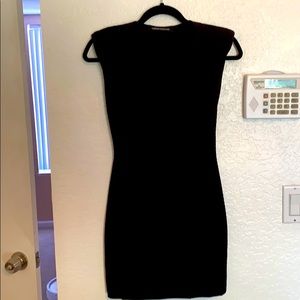 Mini black dress